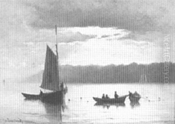 Day's Ending Oil Painting by Johnson, Marshall