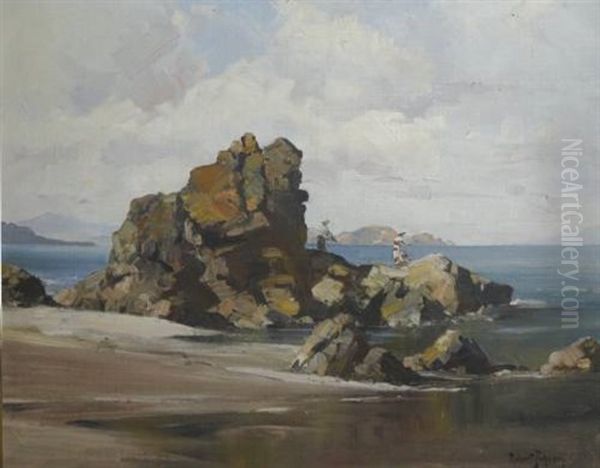 Fishing Rods Collide Oil Painting by Robert Johnson