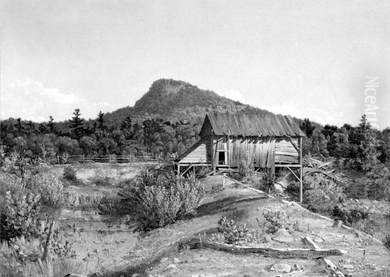 Old Mill, West Milford, New Jersey Oil Painting by David Johnson