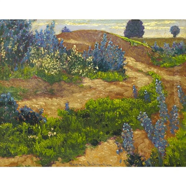 The Flowery Path Oil Painting by Francis Hans Johnston