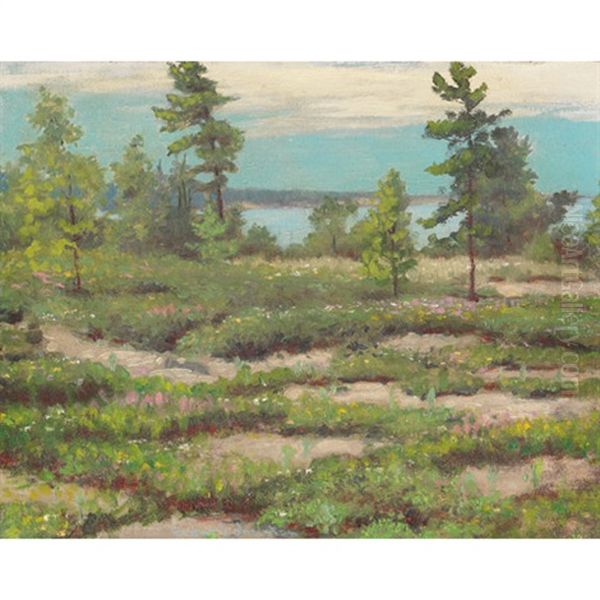 Veiled Light, Georgian Bay Oil Painting by Francis Hans Johnston