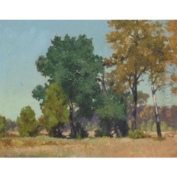 Golden Days Oil Painting by Francis Hans Johnston