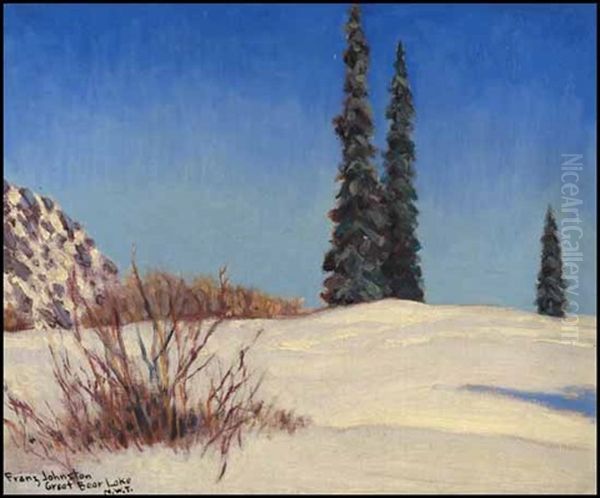 Top Of The Gulch, Eldorado, Great Bear Lake, Nwt Oil Painting by Francis Hans Johnston