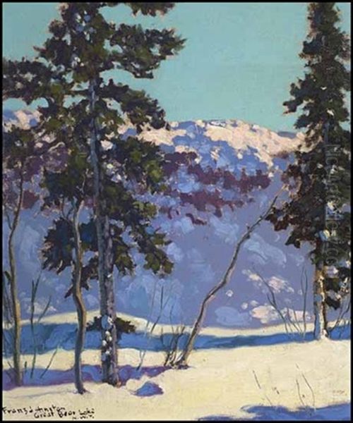 Great Bear Lake Oil Painting by Francis Hans Johnston