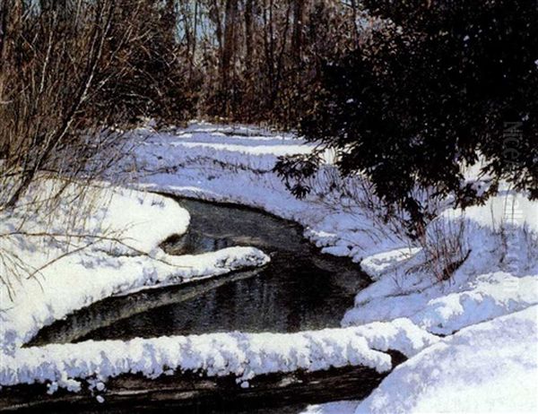 Waking Waters Oil Painting by Francis Hans Johnston