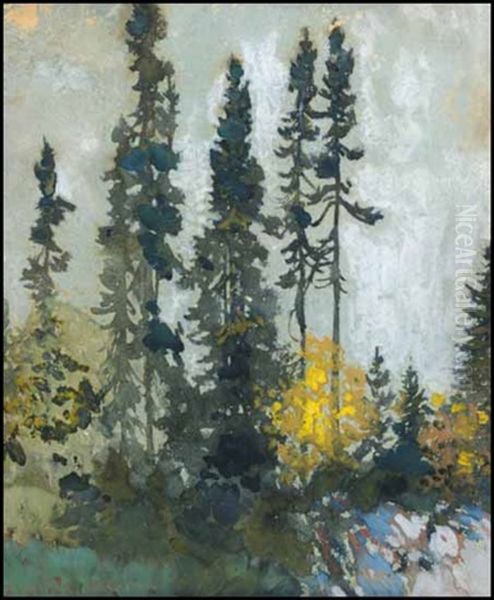 Algoma Landscape Oil Painting by Francis Hans Johnston