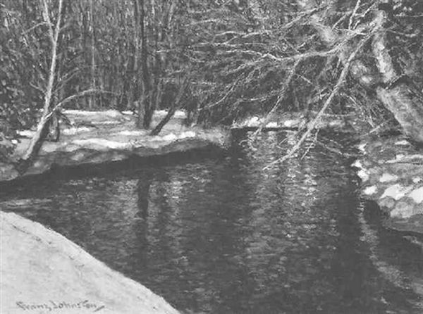 The Magic Pool Oil Painting by Francis Hans Johnston