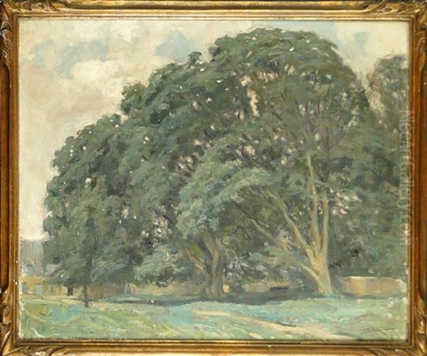 La Ferme A Saules Oil Painting by Lucien Hector Jonas