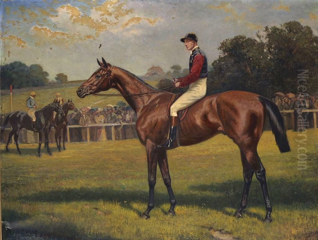 Persimmon Oil Painting by Adrian Jones