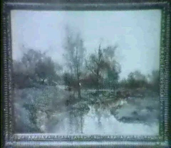 Fall Landscape Oil Painting by Hugh Bolton Jones