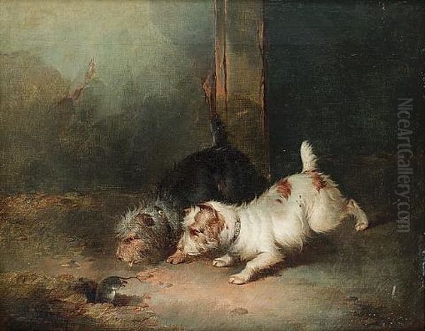 Just In Time (+ Trapped!; Pair) Oil Painting by Paul Jones