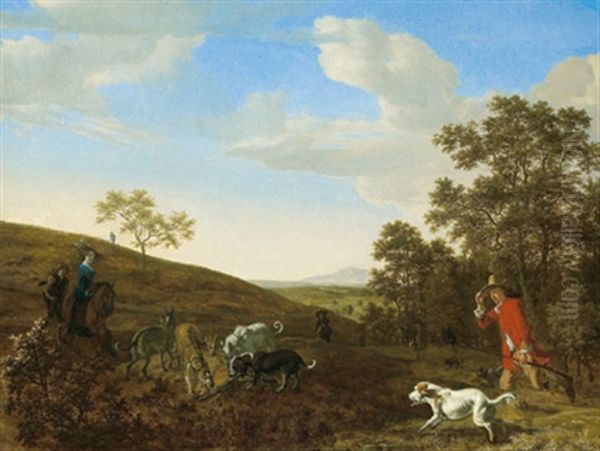 Das Ende Der Fuchsjagd Oil Painting by Ludolf de Jongh