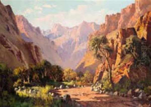 Seweweekspoort Oil Painting by Tinus de Jongh