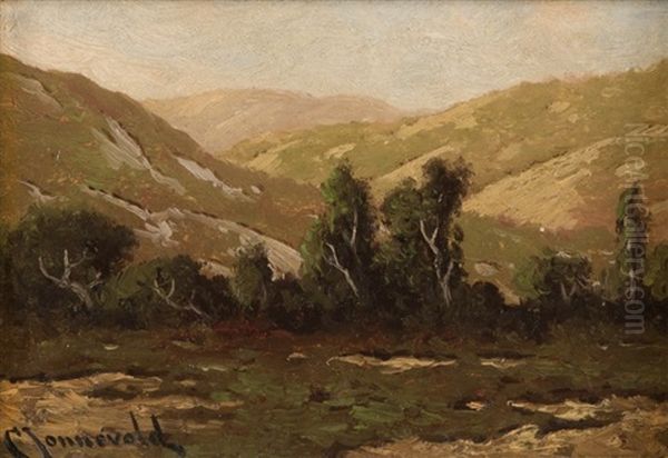 Marin County Hills Oil Painting by Carl Henrik Jonnevold