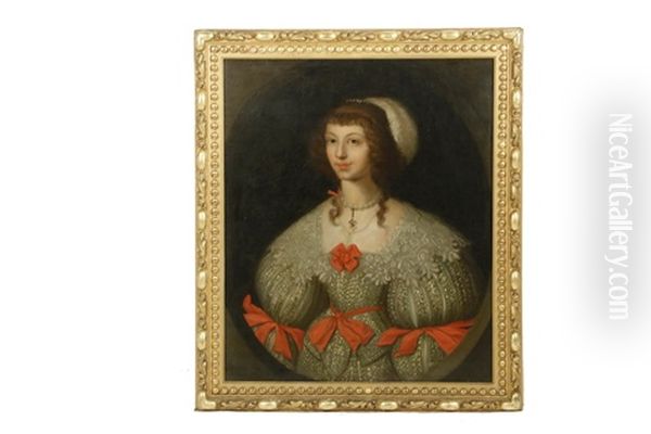 Lady Sophia Talbot Oil Painting by Cornelis Jonson Van Ceulen