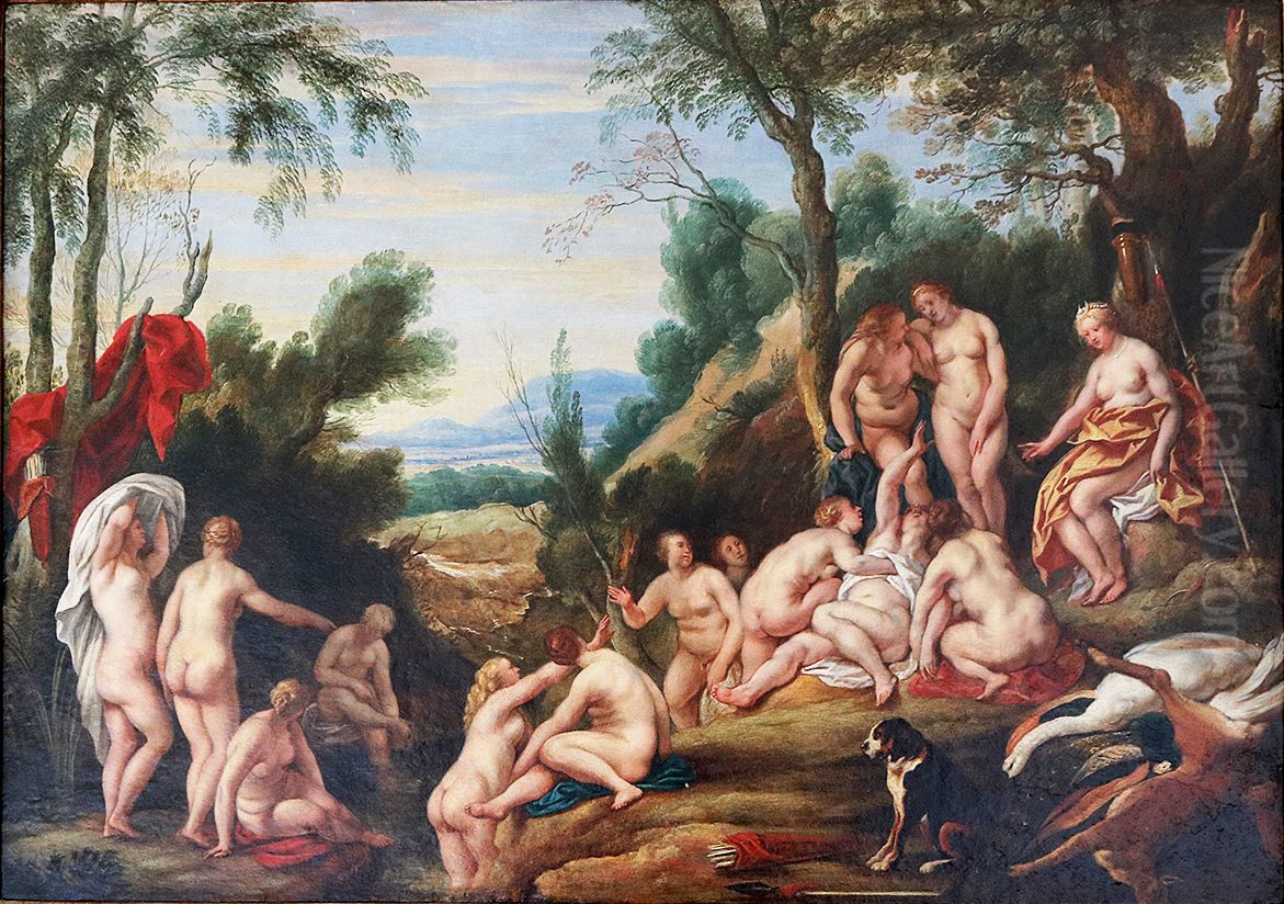 Diana And Callisto Oil Painting by Jacob Jordaens