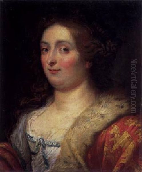 Damenportrat Oil Painting by Jacob Jordaens