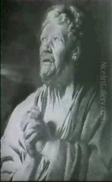 A Portrait Of Abraham Grapheus Oil Painting by Jacob Jordaens