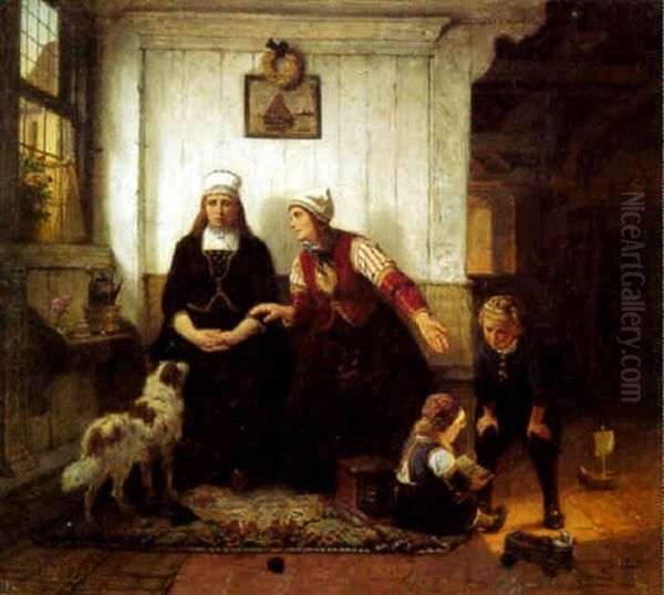 Der Trost Der Witwe Oil Painting by Rudolf Jordan