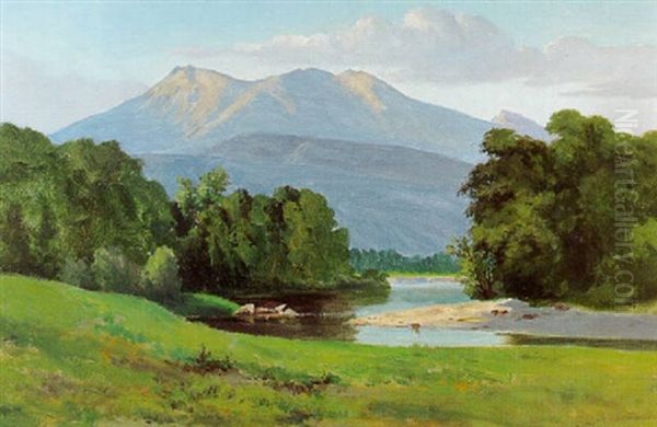 Mt. Tamalpais Oil Painting by Christian A. Jorgensen