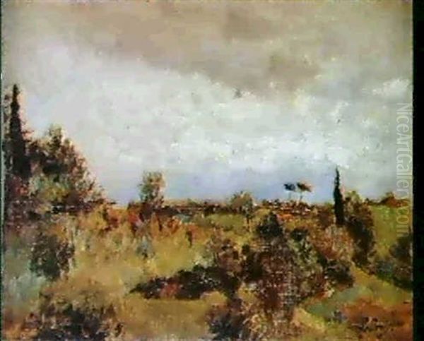 Paessagio Oil Painting by Pio Joris