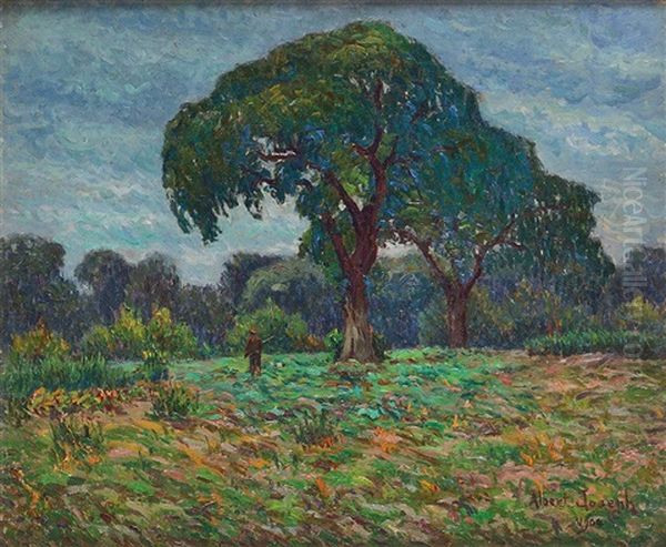 Chasseur En Foret Oil Painting by Albert Joseph