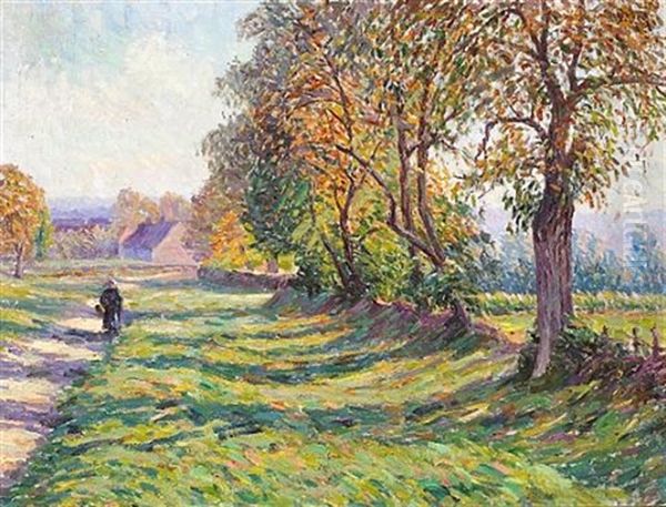 Printemps En Bourgogne Oil Painting by Albert Joseph
