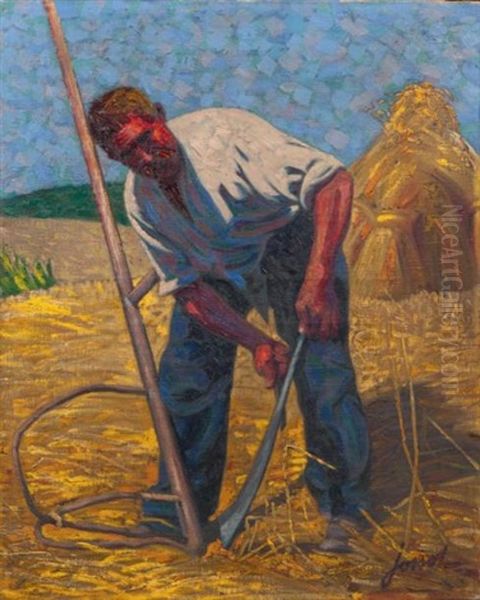 Le Moissonneur Oil Painting by Henri Gustave Jossot