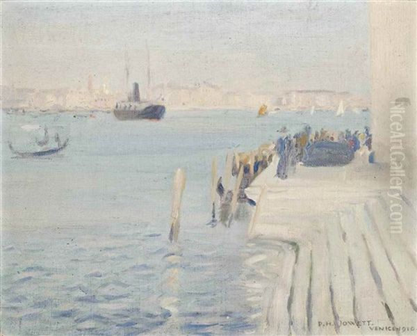 On The Grand Canal, Venice Oil Painting by Percy Hague Jowett