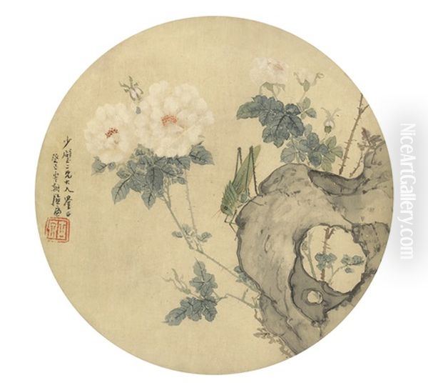 Spring Blossoms Oil Painting by Ju Lian