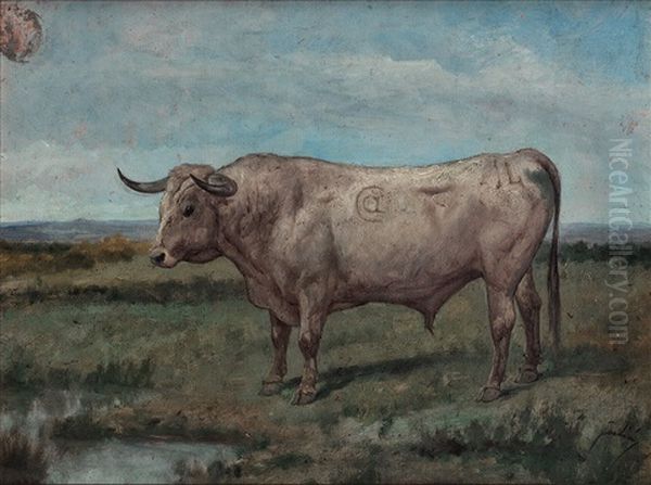 Tumbaguito Oil Painting by Luis Julia Y Carrere