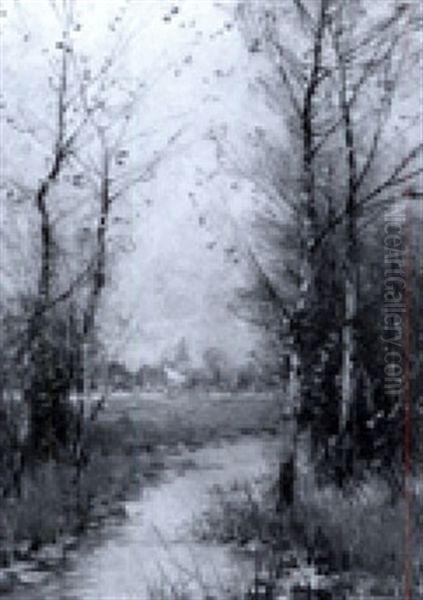 Herbstlandschaft Oil Painting by Johann II Jungblut