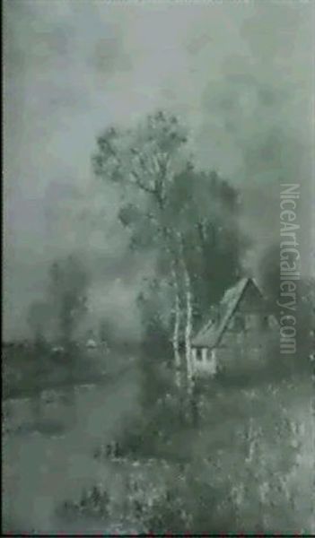 Landschaft Mit Bachlauf Oil Painting by Johann II Jungblut