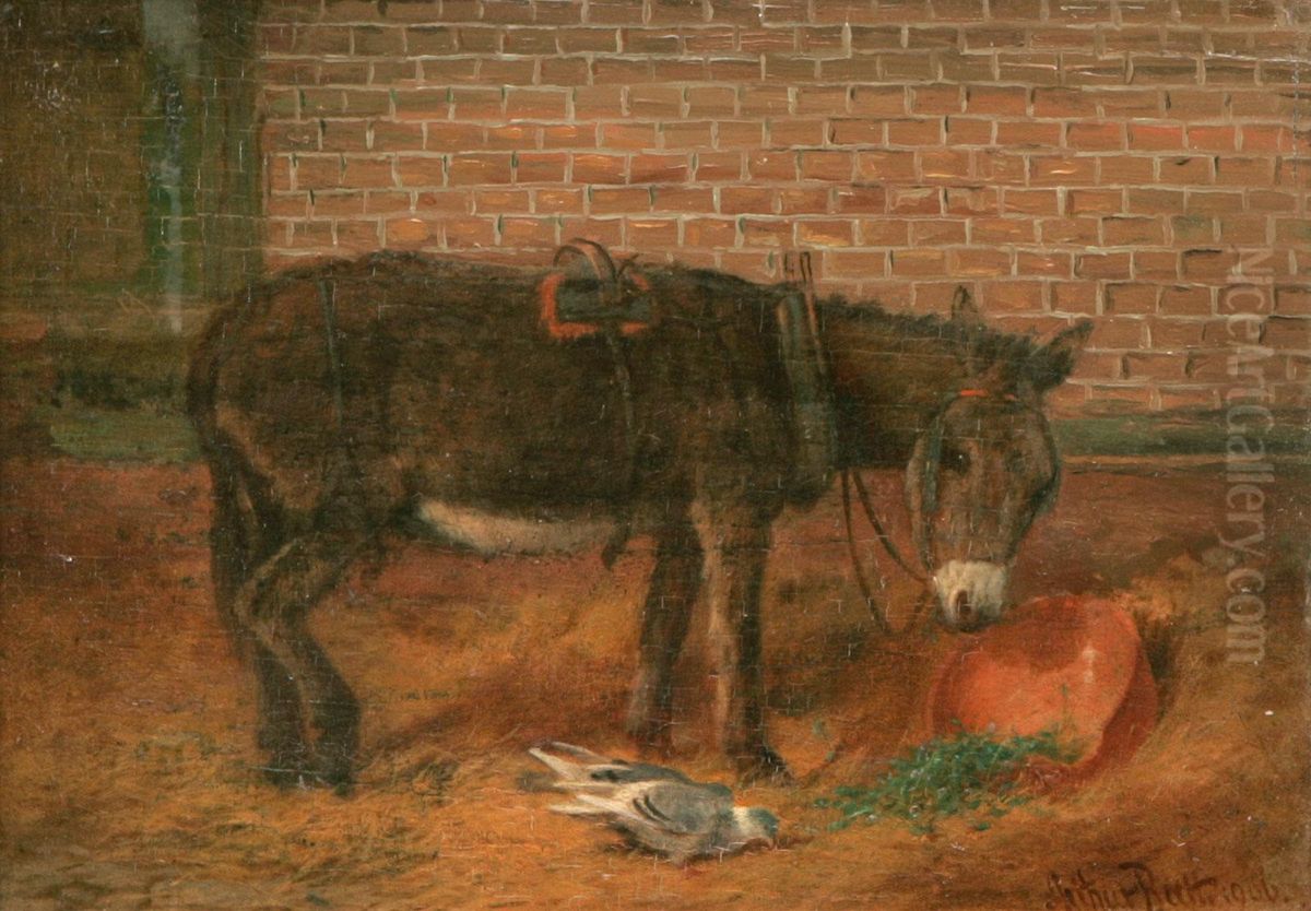 Asna Och Duva Oil Painting by Arthur Batt