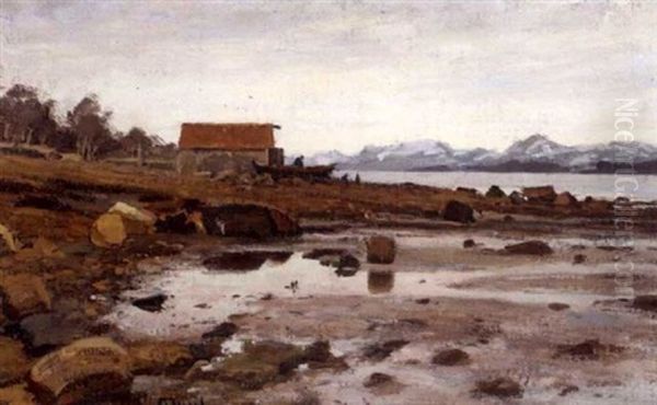 Nordisk Belysning Oil Painting by Ole Juul