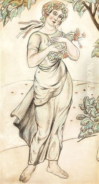 Primavera (spring) Oil Painting by Bela Kadar