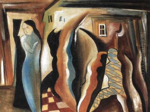 Het Huis Oil Painting by Bela Kadar