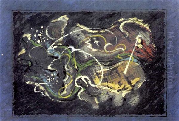 Sans Titre Oil Painting by David Kakabadze