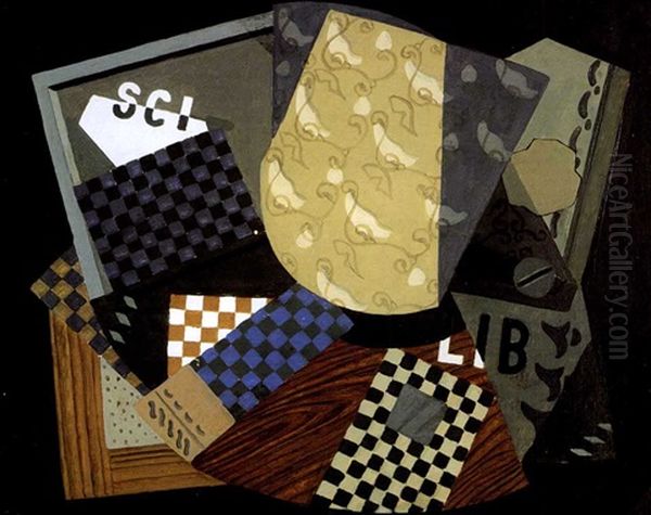 Composition Oil Painting by David Kakabadze