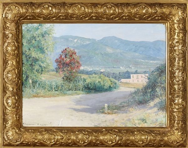 Motiv Fran Pompeji, Italien Oil Painting by Gottfrid Kallstenius