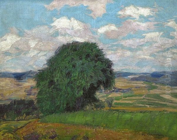 Vyhled Do Udoli Oil Painting by Alois Kalvoda