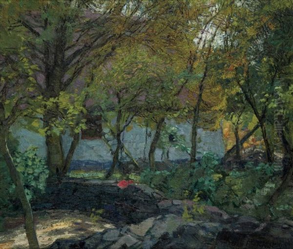 Staveni Oil Painting by Alois Kalvoda