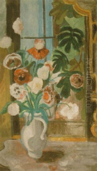 Blumenstilleben Oil Painting by Ari Walter Kampf