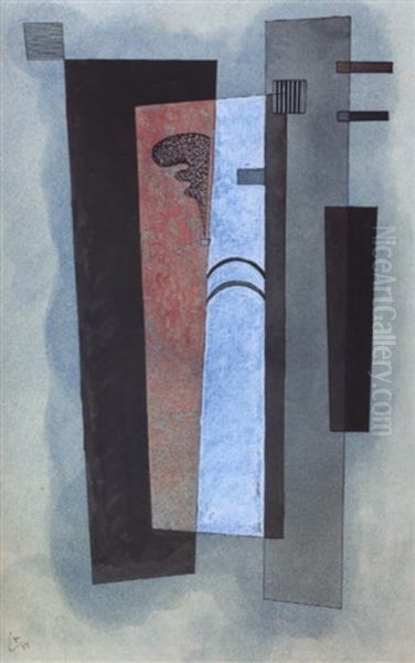 Tendences Tranquilles Oil Painting by Wassily Kandinsky