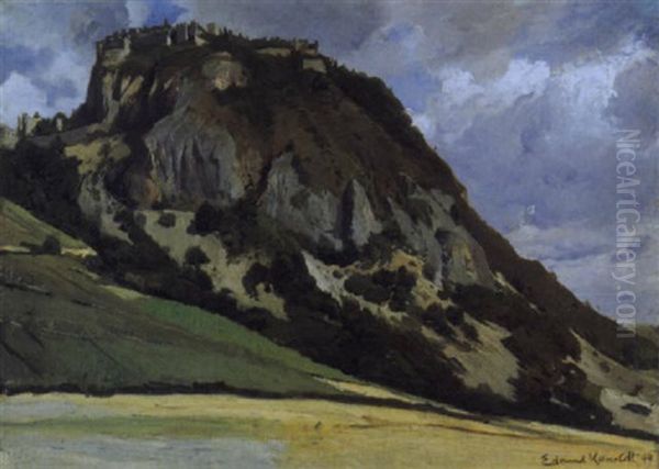 Blick Auf Den Hohentwiel Oil Painting by Edmund Friedrich Kanoldt