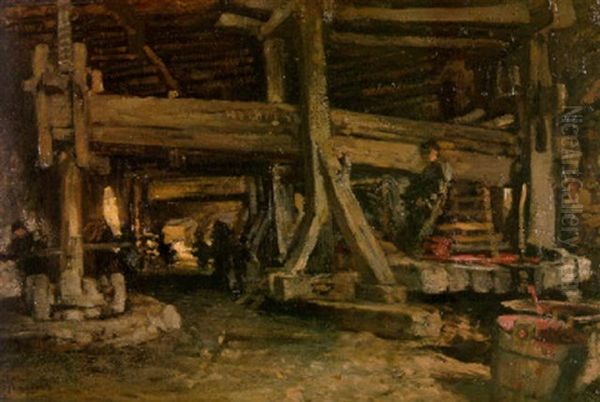 Kelter In Guglingen Oil Painting by Albert Kappis