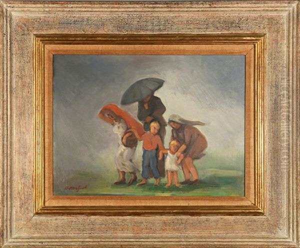 Coming Storm Oil Painting by Bernard Karfiol