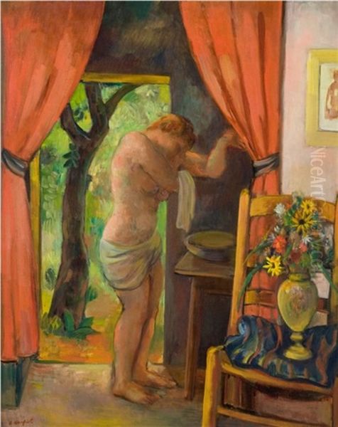 An Open Door Oil Painting by Bernard Karfiol