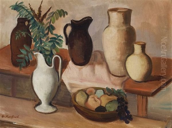 Pitchers Oil Painting by Bernard Karfiol