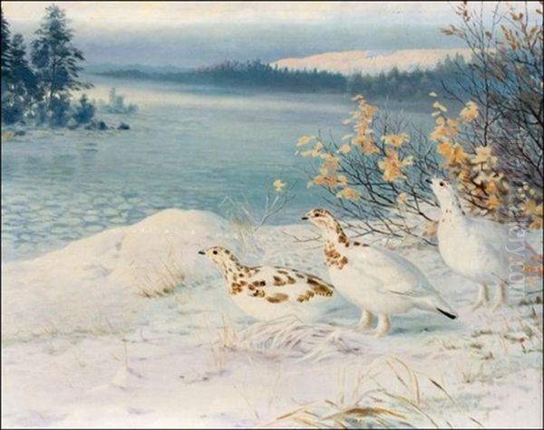 Riekkoja Oil Painting by Matti Karppanen